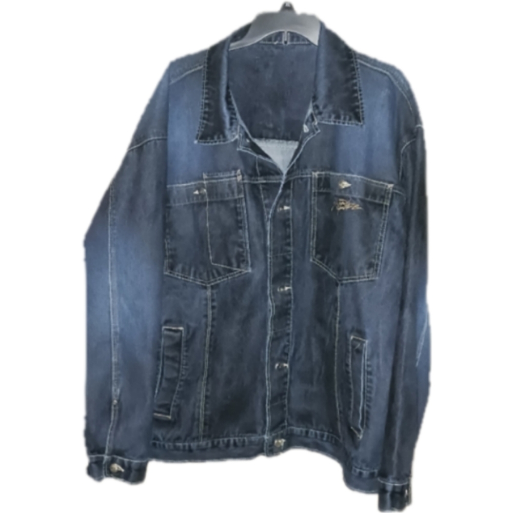 Vintage Johnny Blaze Dark Wash Jean Jacket men's 2x
